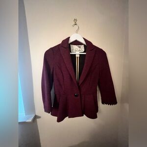 Anthropologie knit Blazer